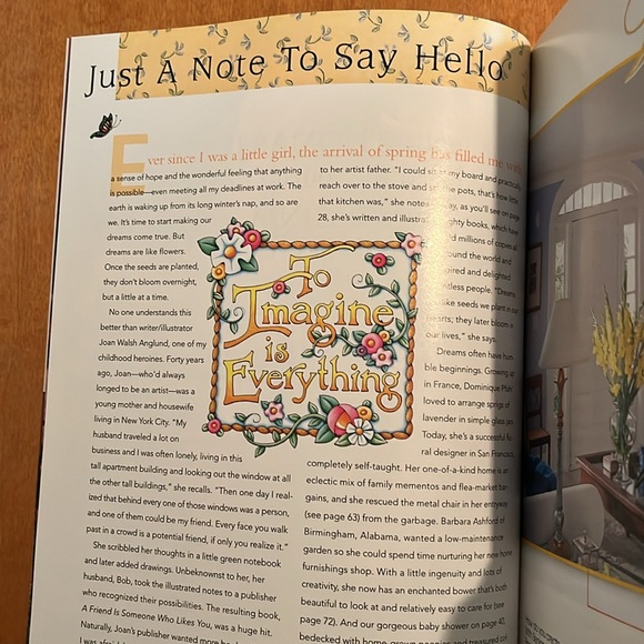 Mary Engelbreit Home Companion Magazine & Ann Estelle Paper Doll April/May 1999 - Picture 4 of 16